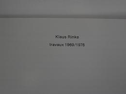 KLAUS　RINKE展